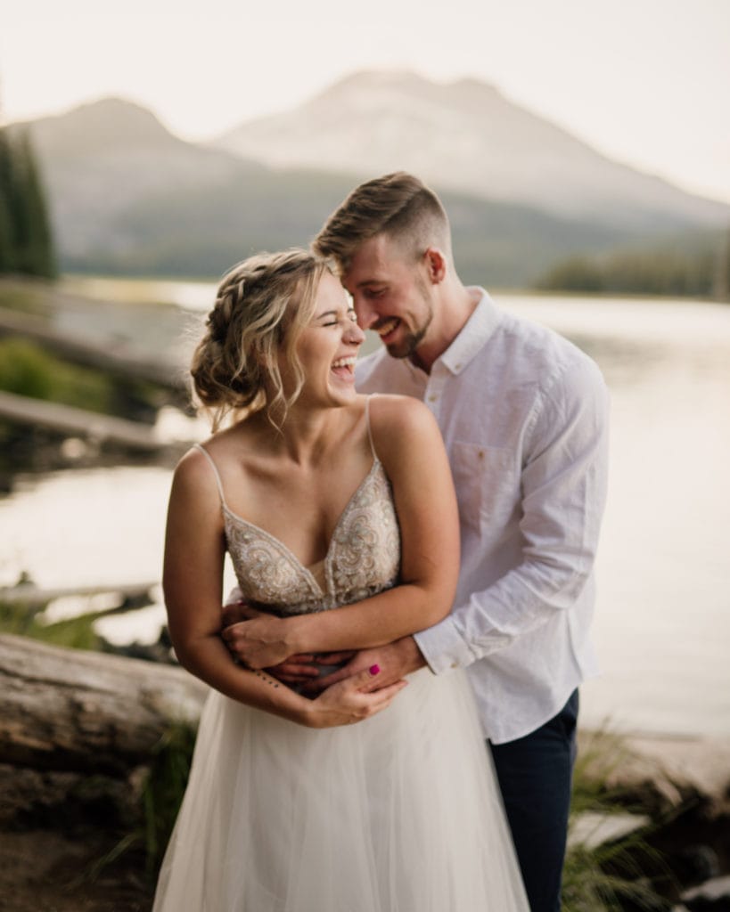 Bend Elopement Sparks Lake